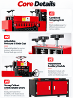 Machine à dénuder les fils automatique sans obstruction We Passion WP-D2, dénudeur de câbles de 1 à 120 mm