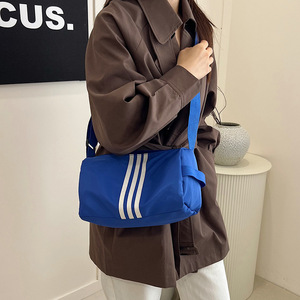 <b>Underarm</b> Shoulder <b>Bag</b> Middle Size Open Pocket Nylon Lining Leisure Travel Crossbody Sports <b>Bag</b> For Women - Product Image 2