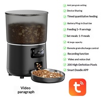 Distributeur intelligent transfrontalier pour animaux de compagnie avec alimentation programmée, commande vocale à distance et caméra intégrée pour chiens et chats, modèle PF05, vente en gros