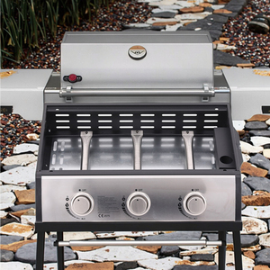 Grande poêle de cuisson en porcelaine antiadhésive à haute température avec <span class=keywords><strong>plancha</strong></span> enduite de poudre <span class=keywords><strong>émaillée</strong></span> pour la maison et l'extérieur - Product Image 3