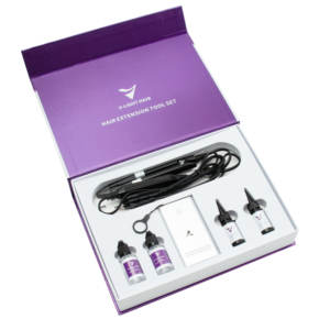 หลอดไฟยูวีสำหรับปลูกผมแบบขายส่ง ต่อผมแบบธรรมชาติพร้อมกาวโลหะสำหรับติดต่อผมแบบยูวี - Product Image 3