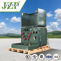 Transformateur de distribution monophasé ONAF à double enroulement, monté sur socle, 100 kVA, 11 kV, pour réseau électrique, JZP ZGD