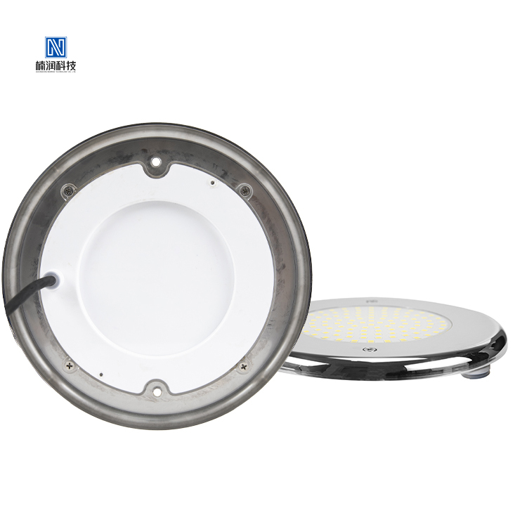 IP68 Waterproof Multi-Color RGB LED Indicator Lights for Swimming Pool Walls Stainless Steel Durable Underwater Lighting