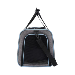 กระเป๋าเป้สะพายหลังสำหรับสุนัขและแมวพร้อมกระเป๋าแผ่นขนแกะที่ถอดออกได้มีซิปสามารถขยายได้ผ่านการอนุมัติจากสายการบิน - Product Image 3