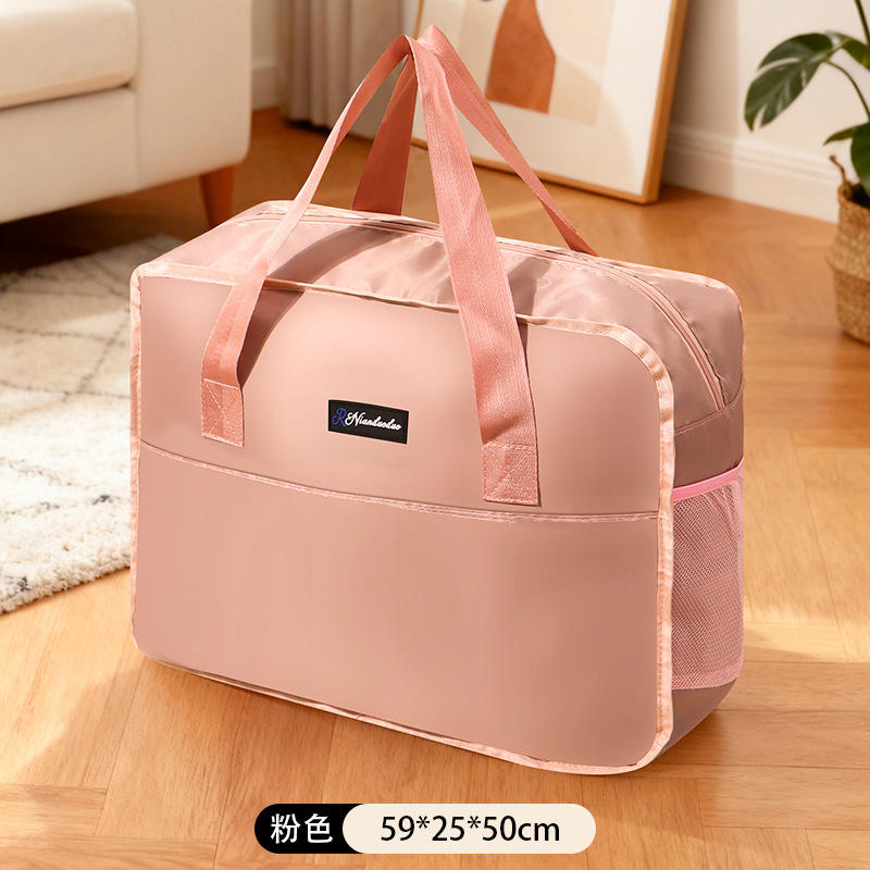 Sac de voyage Z-412 rose NIADUODUO avec sac à main - Grande taille
