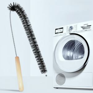 Manche en bois laveuse sécheuse cheveux saleté nettoyage <span class=keywords><strong>conduit</strong></span> Machines à laver aspirateurs brosse pour nettoyer tuyau de <span class=keywords><strong>cheminée</strong></span> brosse de nettoyage - Product Image 3