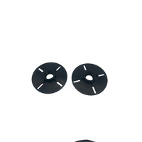 Vente en gros d'accessoires de tête de bride de plaque d'adaptation en plastique pour le fil intérieur de l'étape d'entraînement dent extérieure taille poreuse pour le haut-parleur de tweeter