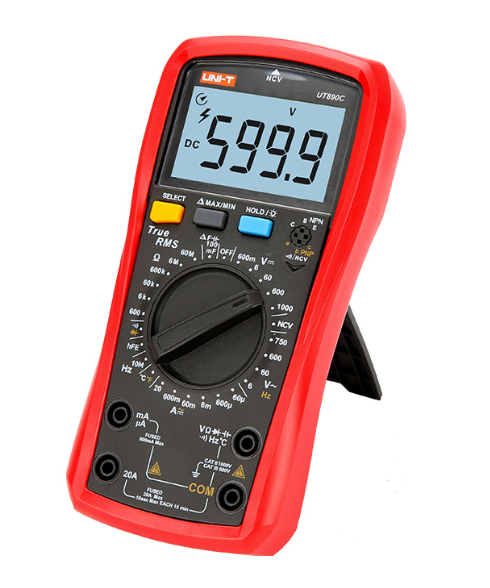 UNI-T UT890C/UT890D+ True RMS Digital Multimeters Automatic Fuse Blown Detection High Voltage Protection for Test Instruments
