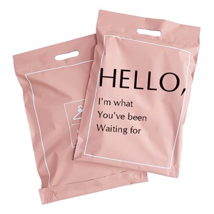 Custom LOGO In Stock Courier Bags with Handle Poly Mailer Transportation Packaging Pe Plastic Packaging Courier Bags small big