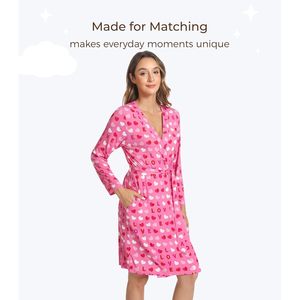 ชุดคลุมยาวสำหรับผู้หญิง ขายส่ง ผลิตจากใยไผ่ น้ำหนักเบา สไตล์กิโมโน มีกระเป๋า ใช้เป็นชุดนอนได้ - Product Image 3