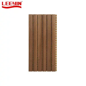 Thân Thiện Với Môi Trường Trang Trí DIY Âm Thanh Hấp Thụ Panels E1 Hội Đồng Quản Trị Cho Tường Trần Rãnh Bằng Gỗ Acoustic Panel