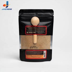 Sachets Doypack en plastique de qualité alimentaire imprimés sur mesure, sachets d'emballage pour herbes, assaisonnements et épices avec fermeture éclair et fenêtre transparente - Product Image 4