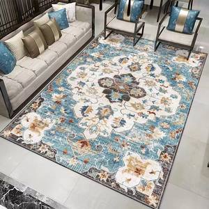 Tapis ethnique Turquie vente en gros Perse Impression 3D lavable pliable tapis de style rétro - Product Image 1