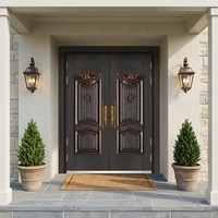 Portes d'entrée principales et portails de sécurité extérieurs en acier antivol personnalisés pour villa, appartement, maison - Design français