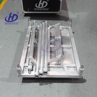 Carro de transporte de alta resistencia de aleación de aluminio con ruedas con freno para altavoces Line Array, para presentaciones profesionales en escenarios y estructuras de truss