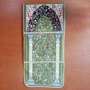 Tappeto da Preghiera Musulmano Pieghevole in Poliestere Stampato in 3D, Nuovo Design per Uso in Moschea, Vendita all'Ingrosso - Product Image 6