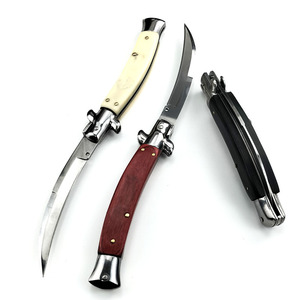 سكين جيب قابل للطي عالي الجودة للتخييم في الهواء الطلق، سكين صيد للبقاء على قيد الحياة بمقبض من الراتنج - Product Image 1