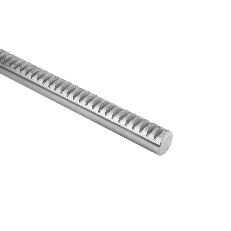 Round Spur Rack Source Factory Manufacturing Round Spur Gear Rack and Pinion Shaft ...