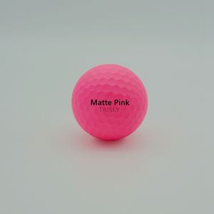 Bola latihan Golf 2 lapisan dalam/luar ruangan, bola latihan ayun karet berwarna terang - Product Image 1