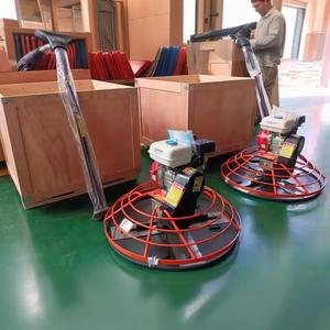 Ampiamente usato nei cantieri di controllo remoto cazzuola elettrica che cammina dietro la macchina cazzuola di potenza Mini elicottero calcestruzzo - Product Image 3