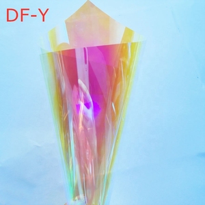 Polyester Dichroitisches Blasenlaminatglas Fensterfolie Irisierender Film für Farbenfrohe Taschenherstellung 1,38*30m/Rolle - Product Image 3