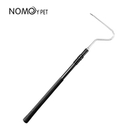 NOMOY PET-Crochet de serpent extensible en acier inoxydable, rétractable, pour reptiles, outil de manipulation, amovible, télescopique