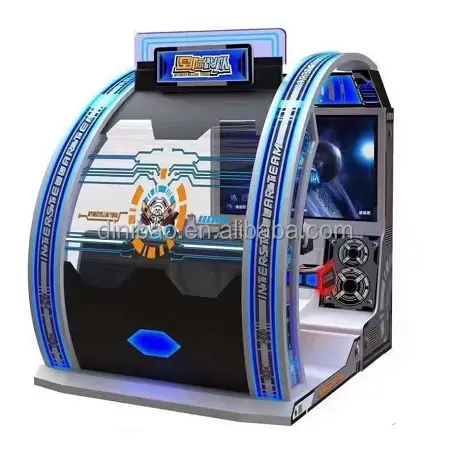 New Design Arcade Coin Operated 3D Shooting Game Machine Interstellar Team Simulator Shooting Games For Sale