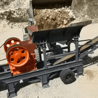 Concasseur à mâchoires pour l'exploitation minière PE400x600 60t/h, série PE, concasseur de pierres pour le traitement du minerai d'or et du minerai de cuivre
