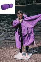 Tapis à langer imperméable pour changer en plein air. Tapis de change compact, doux et résistant à l'eau avec sangle de transport Serviette de plage