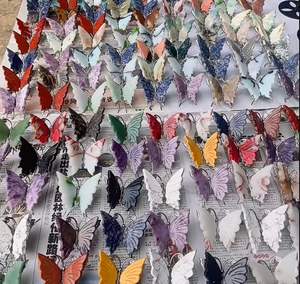 حجر طبيعي فراشة حرفية نحت أحجار كريمة كوارتز أجنحة كريستال للزينة أخرى - Product Image 3