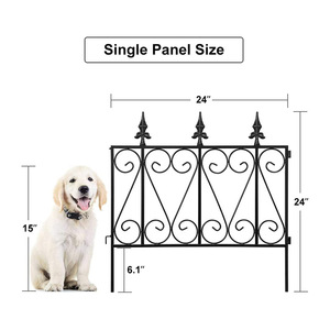 Clôture de jardin en fil métallique PVC antirouille pour commerce électronique transfrontalier Cadre 3D Cour extérieure Paysage <span class=keywords><strong>Terrasse</strong></span> Barrière - Product Image 2