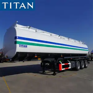 Tri Axle 55000 Liters Oil Fuel Tanker Trailer for Sale Transport Dimensions