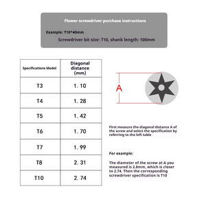 Destornillador <span class=keywords><strong>Torx</strong></span> Hexagonal con Forma de Flor de Ciruelo, Acabado Cromado, Mango de Plástico, Punta Magnética, Herramienta de Reparación de Consolas de Juegos - Product Image 4