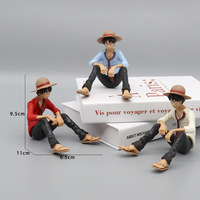 Se Busca Distribuidor, Figura de Juguete de PVC de 3 Colores a Bajo Precio, Modelo Monkey D. Luffy de Anime para Promociones