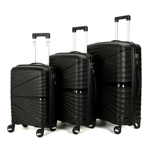 Yüksek kaliteli 3-Piece Set moda PP bagaj bavul lüks seyahat çantaları dayanıklı tekerlekler ile toptan gezileri için - Product Image 1