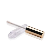 Tubos de Brillo Labial de 10 ml con Aplicador, Envase de Plástico Vacío para Cosméticos, Tubo Recargable para Bálsamo Labial, Botellas Transparentes para Maquillaje