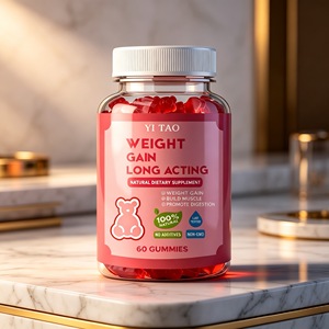 Weight Gain <b>Gummy</b> <b>Candy</b> 60 Count Adult Dietary Supplement Build Muscle Promote Digestion Non-GMO No Additives Energy - Product Image 4