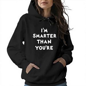 Sudadera con Capucha KW MODA para Mujer, Otoño/Invierno, Modelo KWDM01-548, Hecha en China, Un Color, Estilo Casual, Estándar - Product Image 1