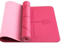 Vente en gros, logo personnalisé, ensemble de Pilates recyclé portable, tapis de yoga en TPE écologique avec ligne de corps