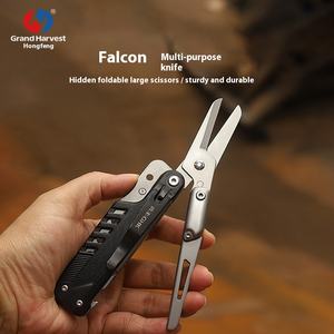 Hongfeng personalizzato portatile in acciaio inox all'aperto Multi-funzionale coltello pieghevole emergenza disastro strumento di prevenzione per la guerra - Product Image 1