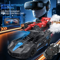 Coche de Carreras con Control Remoto MILI 2.4G con Cámara HD, Gafas FPV VR, Coche RC con Spray, Juguete para Niños