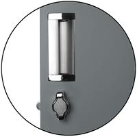 Armoire en métal de stockage de clés Durable de casier en acier de porte unique de haute qualité pour des vêtements de travail de personnel armoire en plastique moulée