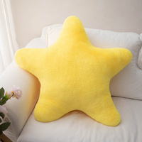 Bantal Boneka Bentuk Bintang Terbaru dengan Desain Bordir, Isian Kapas PP, Mainan Lucu untuk Anak-Anak, Bantal Warna-Warni