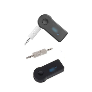 Adaptador de diente azul <span class=keywords><strong>MP3</strong></span> de Audio de 3,5mm, altavoz inalámbrico de 3,5mm, receptor de audio AUX, convertidor de transmisor de diente azul para vehículo 5,0 - Product Image 1