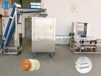 Ligne de production industrielle de boulettes de pâte surgelées, machine à former la pâte haute capacité pour la production de pizzas, de hamburgers et de pains pour usines alimentaires
