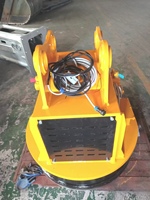Aimant électromagnétique hydraulique monté sur excavatrice SLN 10-15 tonnes, à forte aspiration, pour la démolition, les déchets, le recyclage des ferrailles
