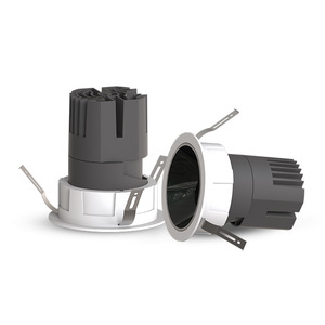 ไฟสปอตไลท์ LED แบบฝังฝ้าเพดาน ปรับความสูงได้ รุ่นใหม่ GU10 อะลูมิเนียมไร้ขอบ แสงขาว 5000K ปรับหรี่แสงได้ IP20 มุมกระจายแสง 120 องศา CRI90 - Product Image 1