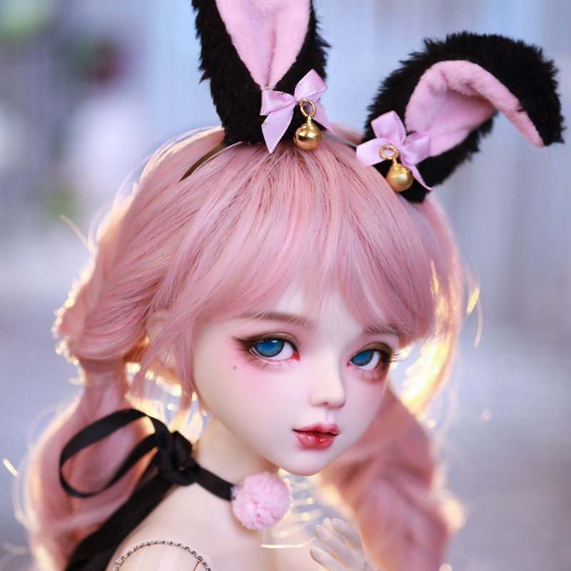Ensemble complet de maquillage beauté lapin-60cm en boîte