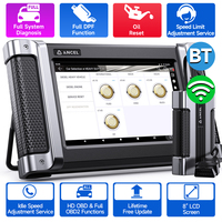 Escáner Ancel HD8000 para Camiones de Servicio Pesado con Sistema Completo, Servicio Remoto y Actualización de por Vida para Mantenimiento de Flotas