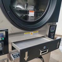 Laveuse et sécheuse superposées commerciales à monnayeur pour laverie automatique, 12 kg, 15 kg, 20 kg